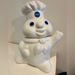 Vintage Pillsbury Doughboy ceramic cookie jar